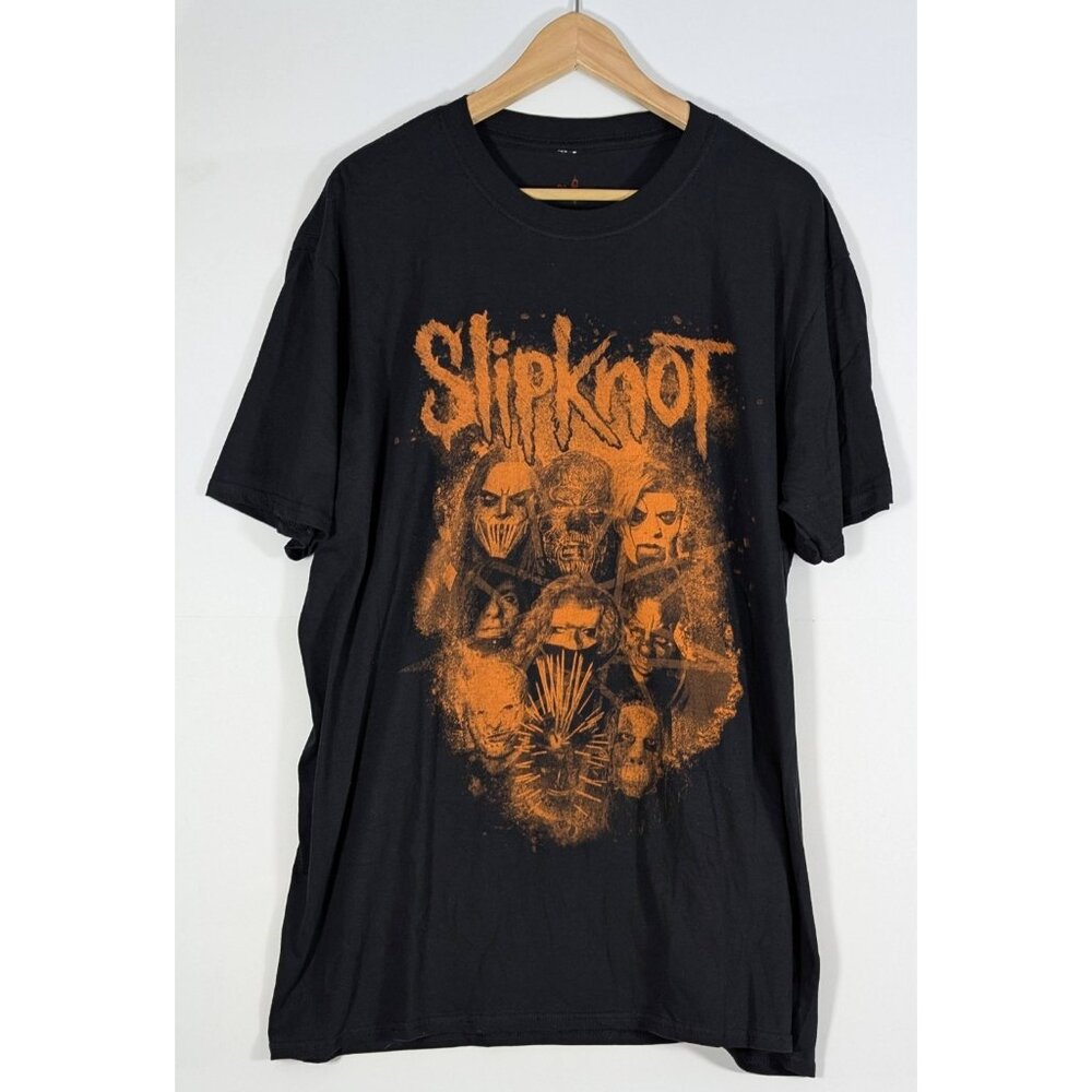 Slipknot Shirt Size XL We Are Not Your Kind Orange Graphic S Logo Short Sleeve